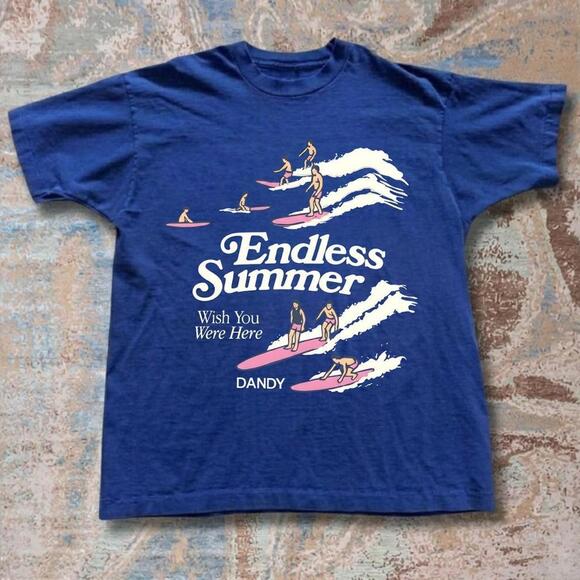 Other - Endless Summer Surfing Blue T Shirt
